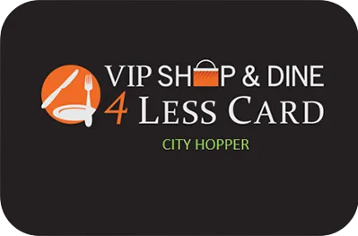 VIP Shop and Dine 4 Less Card