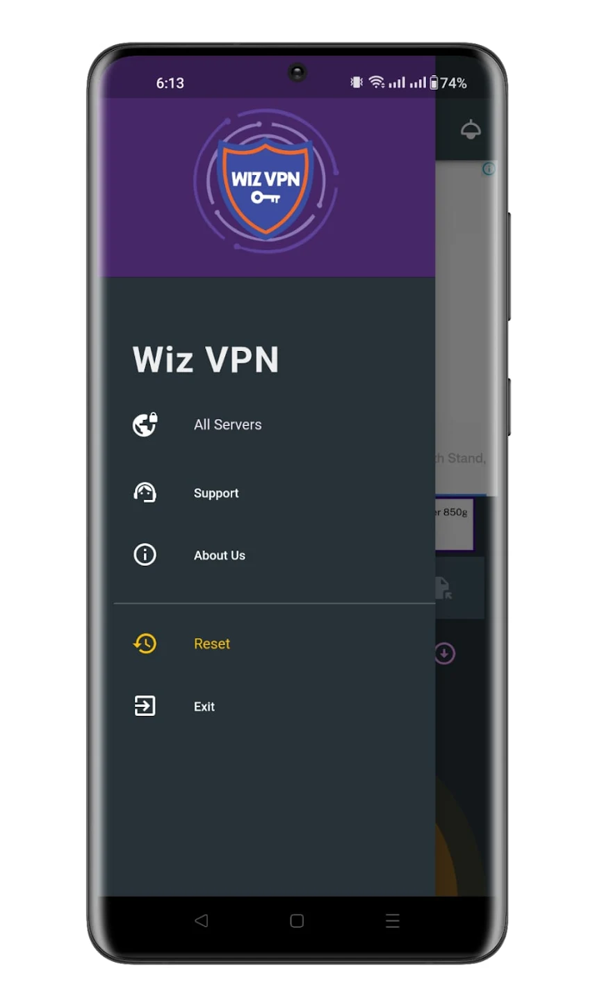 Wiz VPN App - Protect Your Privacy